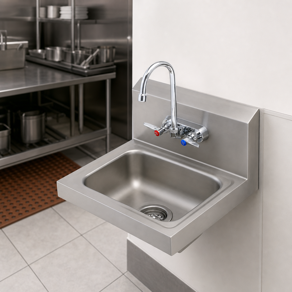 Wall-Mounted Hand Sink