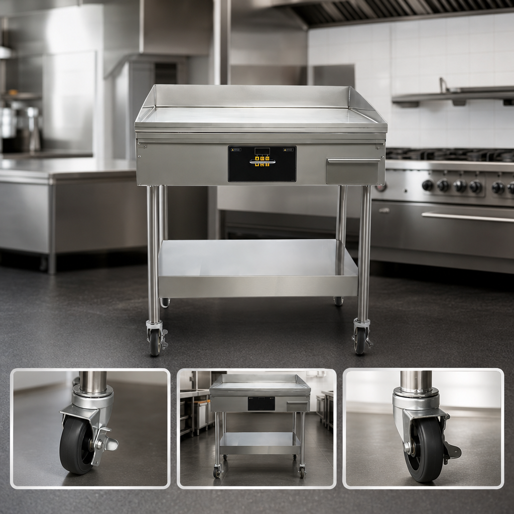 Included Stand with Casters