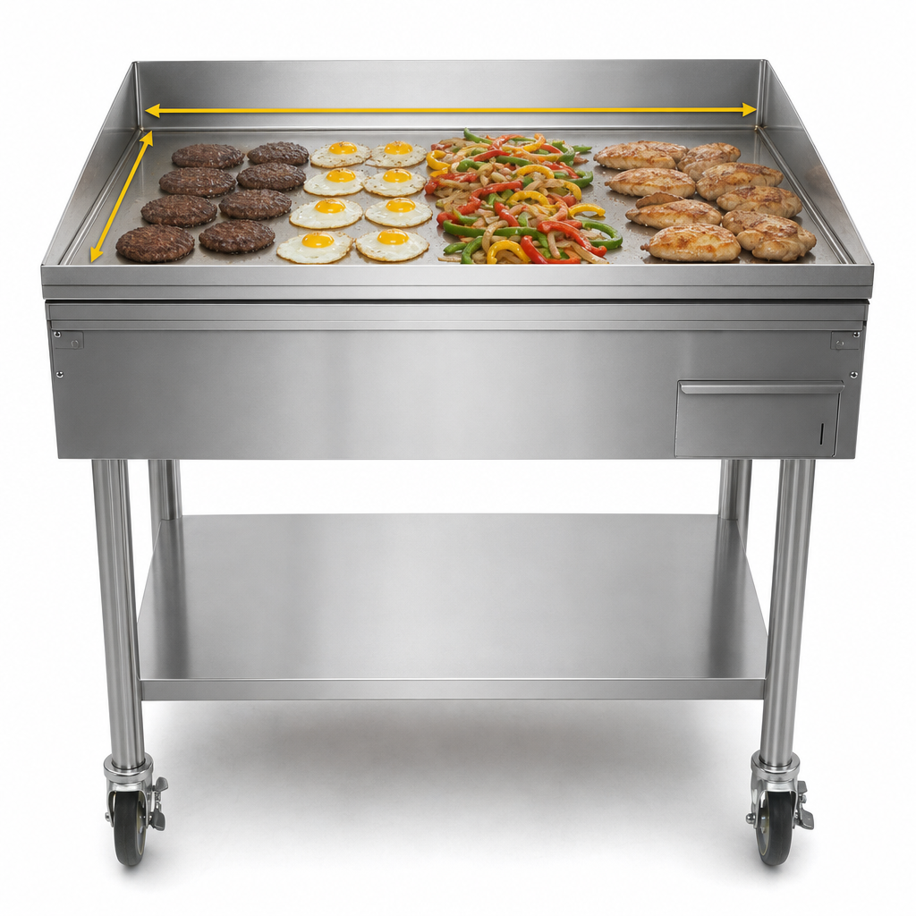 48 x 30 Inch Griddle Area