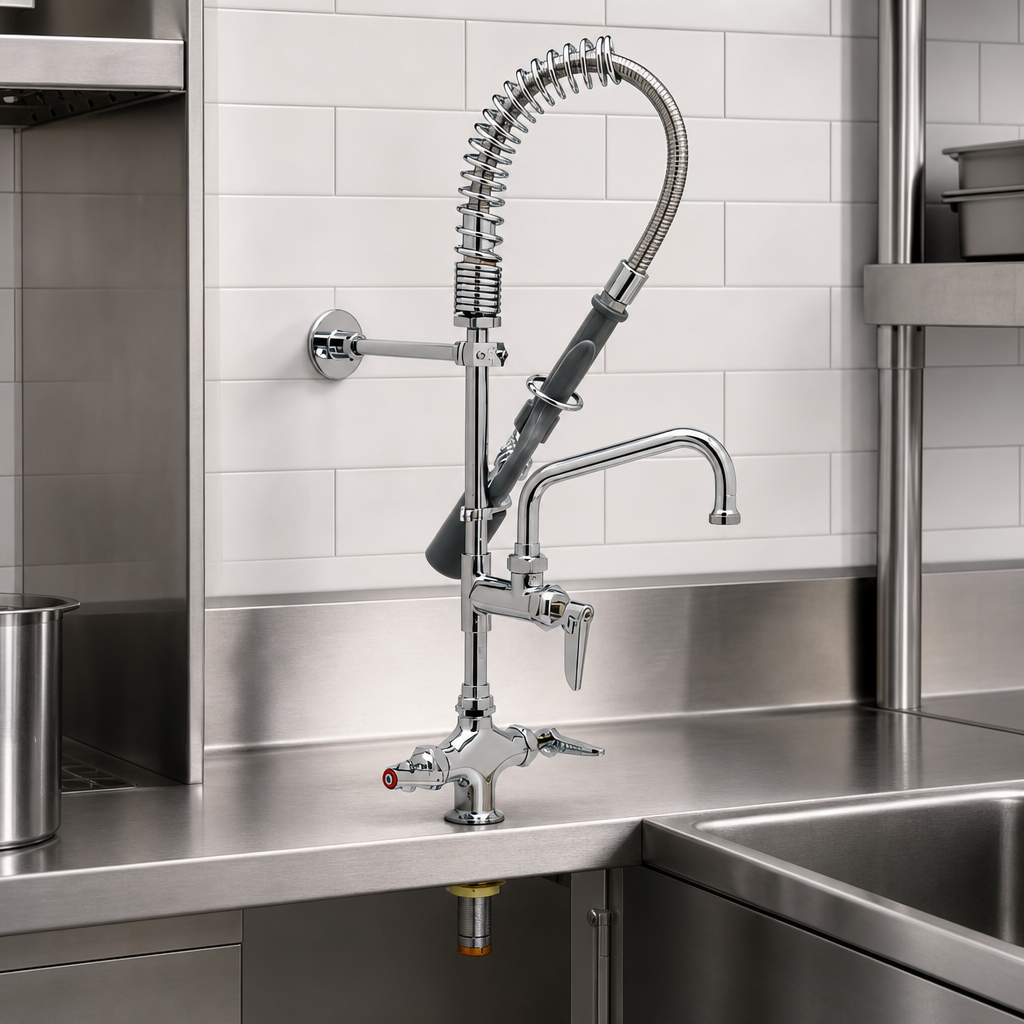 Single-Hole Deck Mount Mixing Faucet