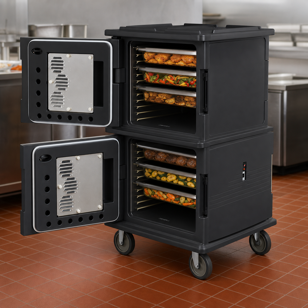 Front-Loading Split-Compartment Design