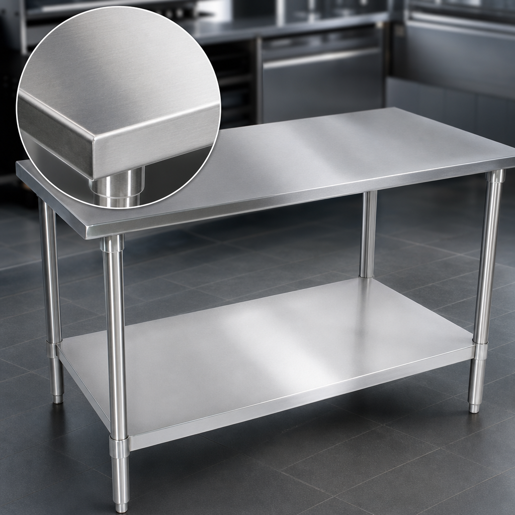 14-Gauge Stainless Steel Top