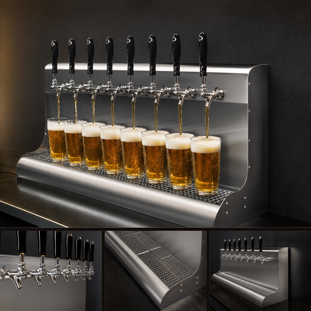 Eight-Faucet Capacity