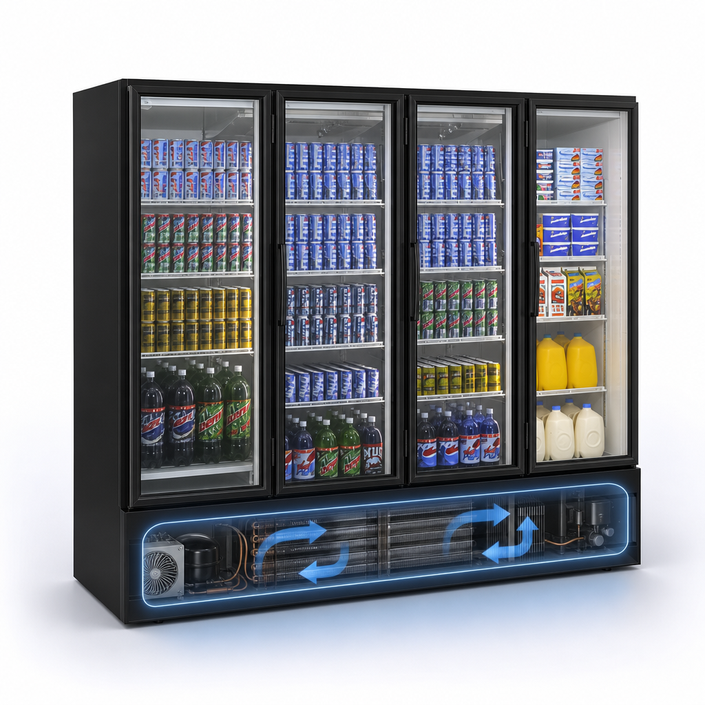 Bottom-Mount Self-Contained Refrigeration