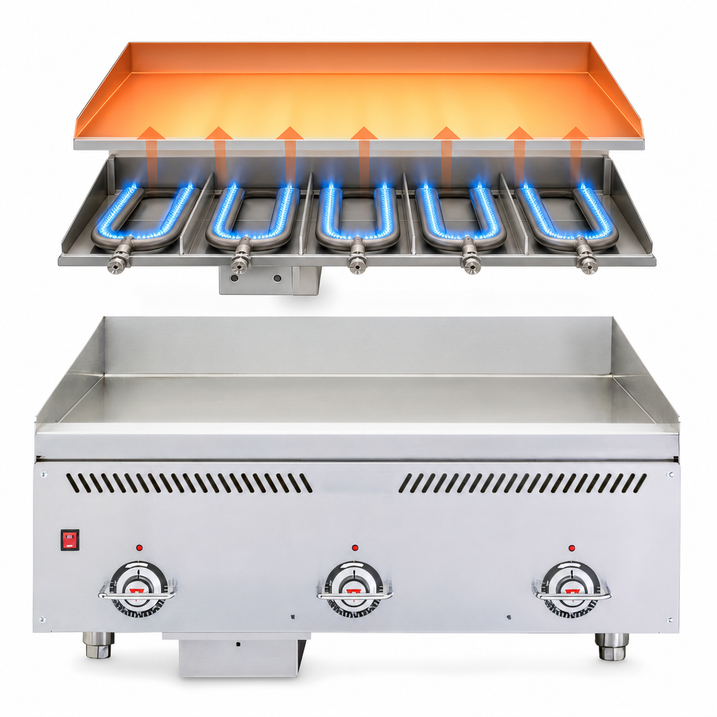 Five Burner Heating System