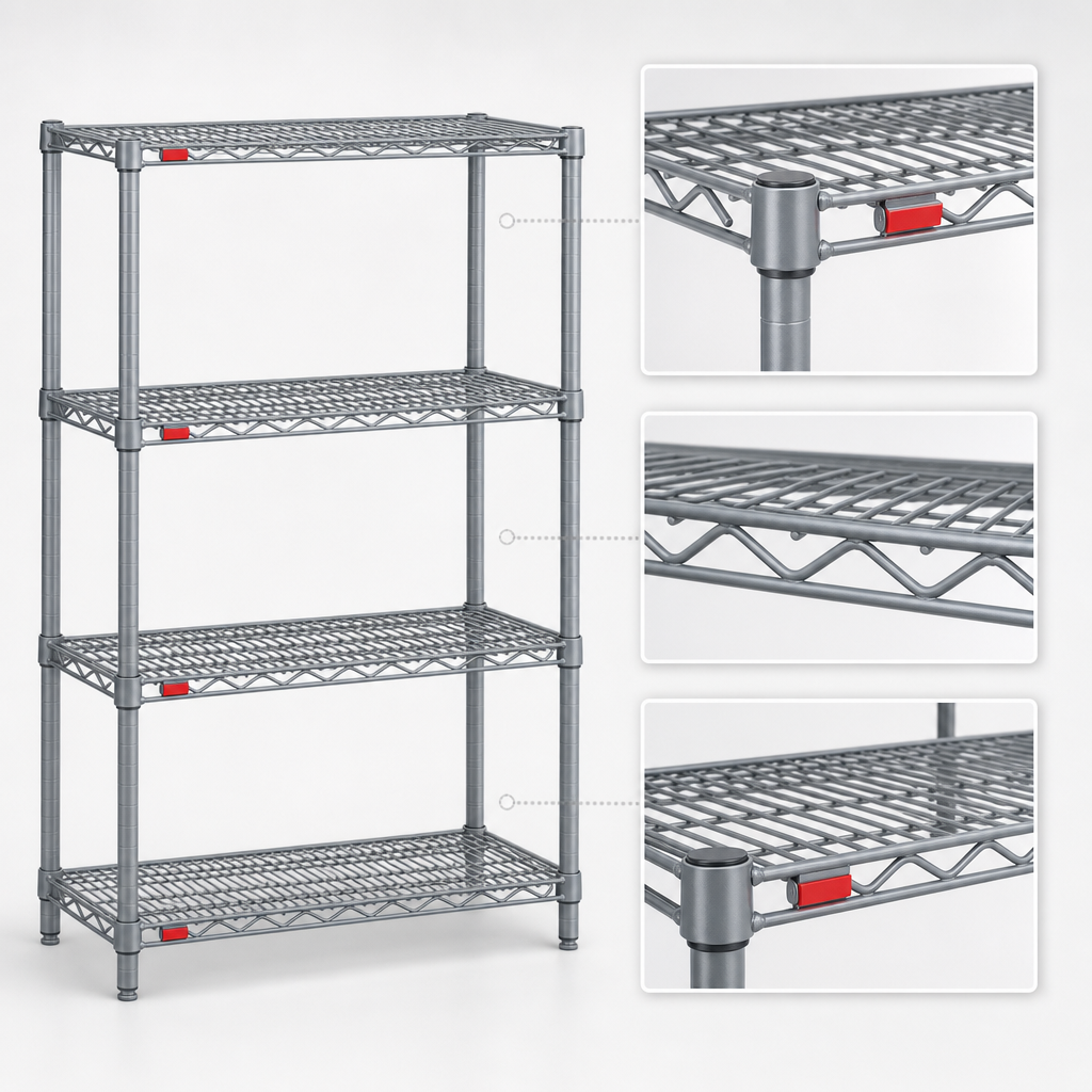 Patented QuadTruss Shelf Design