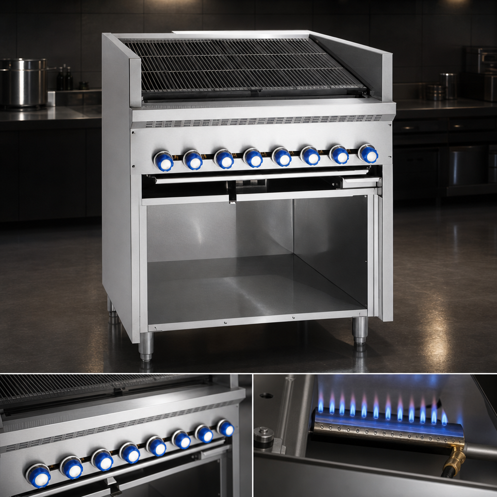 Eight Individually Controlled Burners