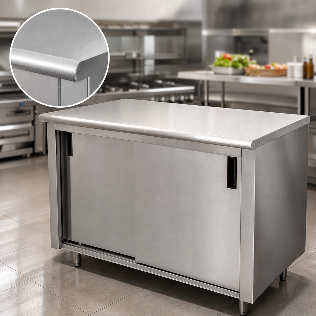 16-Gauge 304 Stainless Steel Top