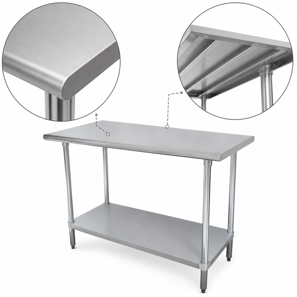 16-Gauge 430 Stainless Steel Top