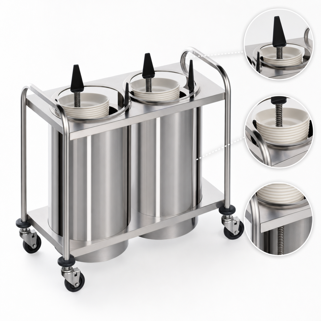 3 Self-Elevating Dispensing Tubes