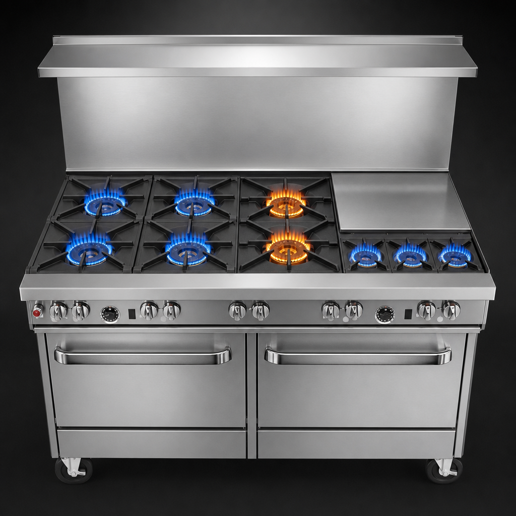 Mixed Burner Layout