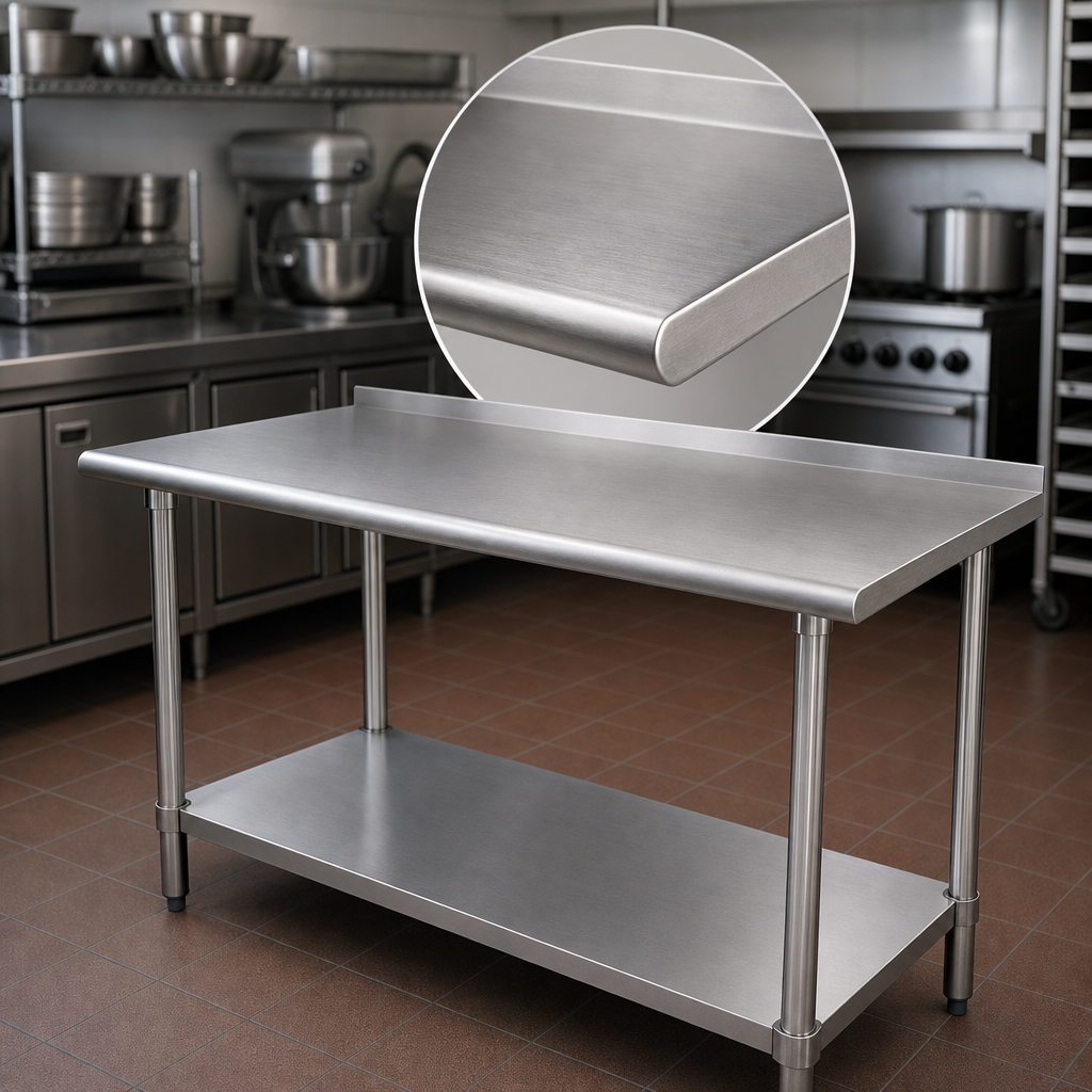 16-Gauge 430 Stainless Steel Top