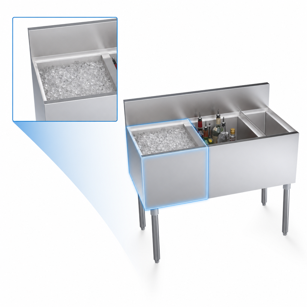 30-Inch Left Ice Bin