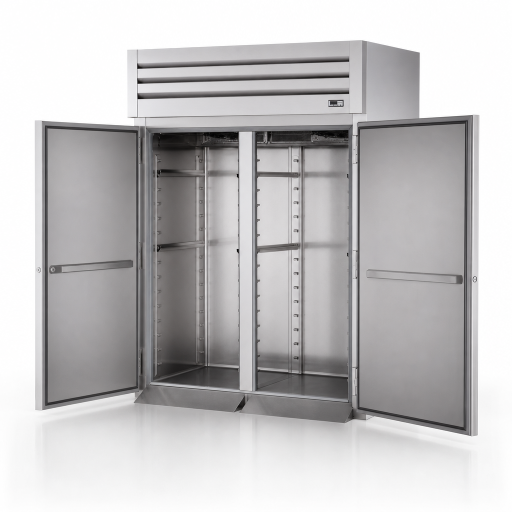 Two Stainless Steel Doors