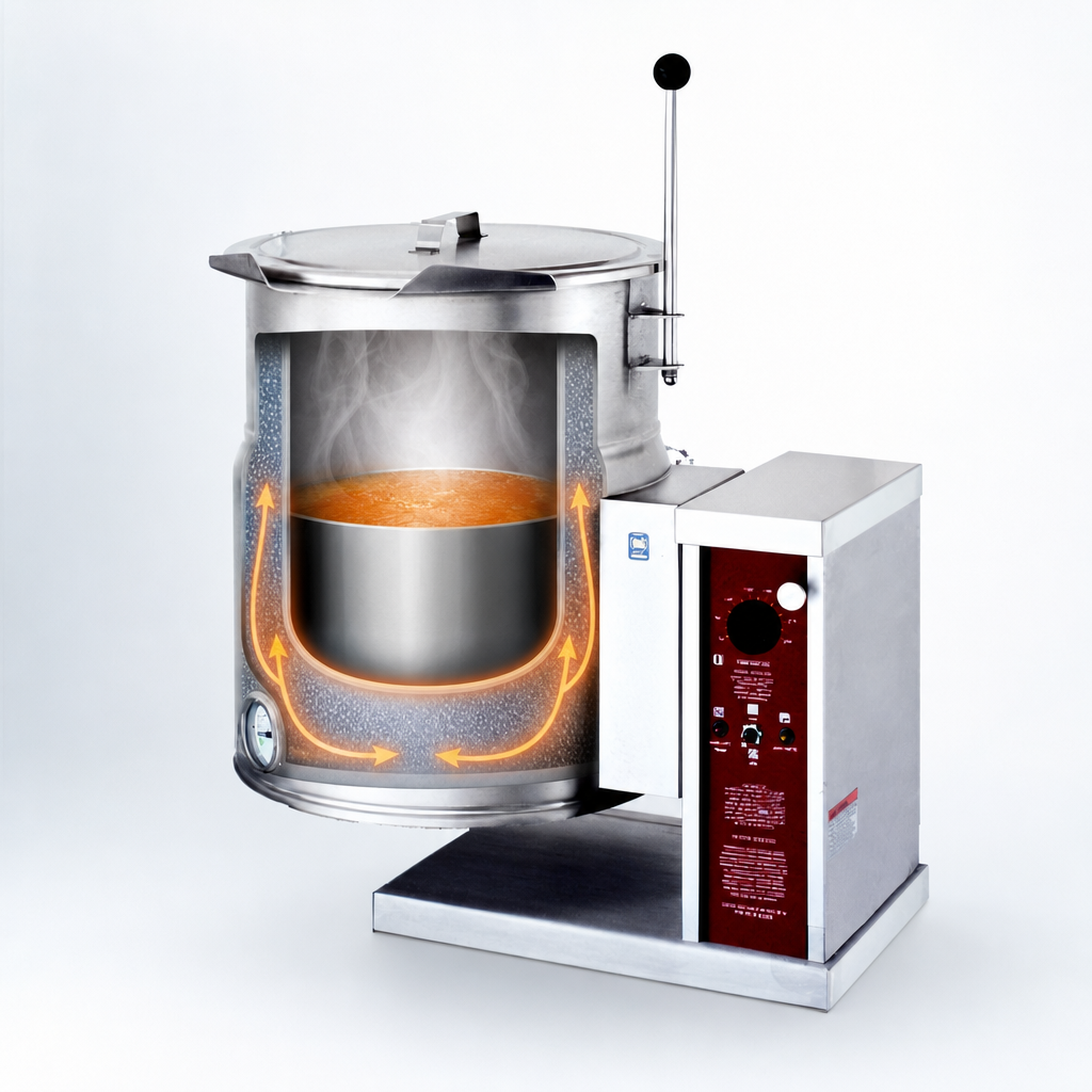 Self-Generating Steam Jacketed Design
