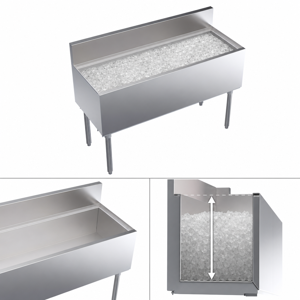 12-Inch Deep Stainless Steel Bin Liner