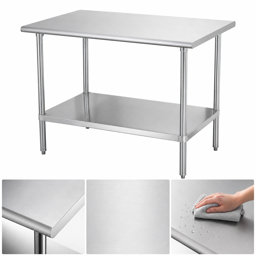 Reinforced Stainless Steel Top