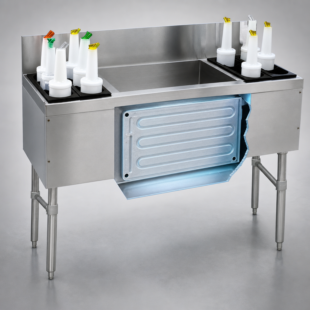 10-Circuit Cast Aluminum Cold Plate