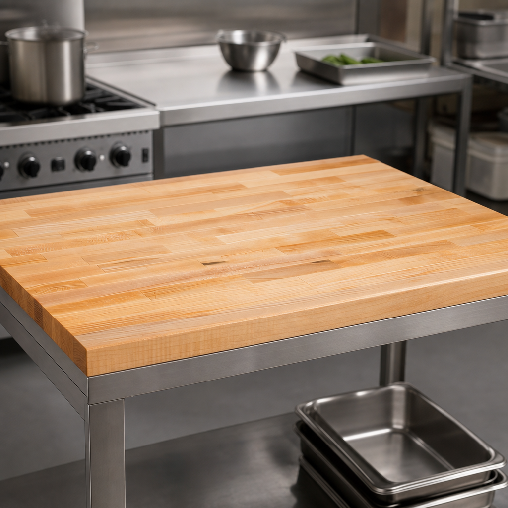 Edge Grain Flat Top