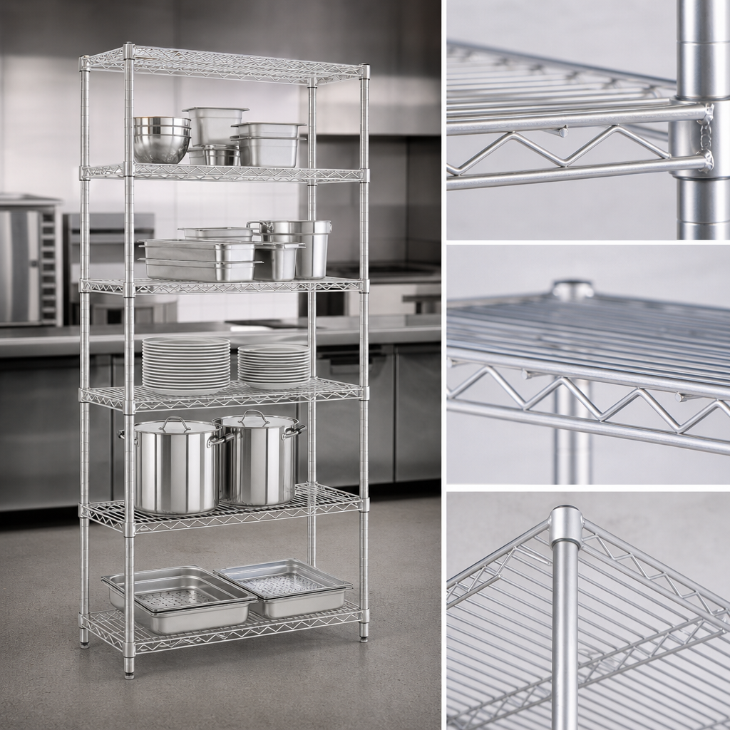 Patented QuadTruss® Shelves
