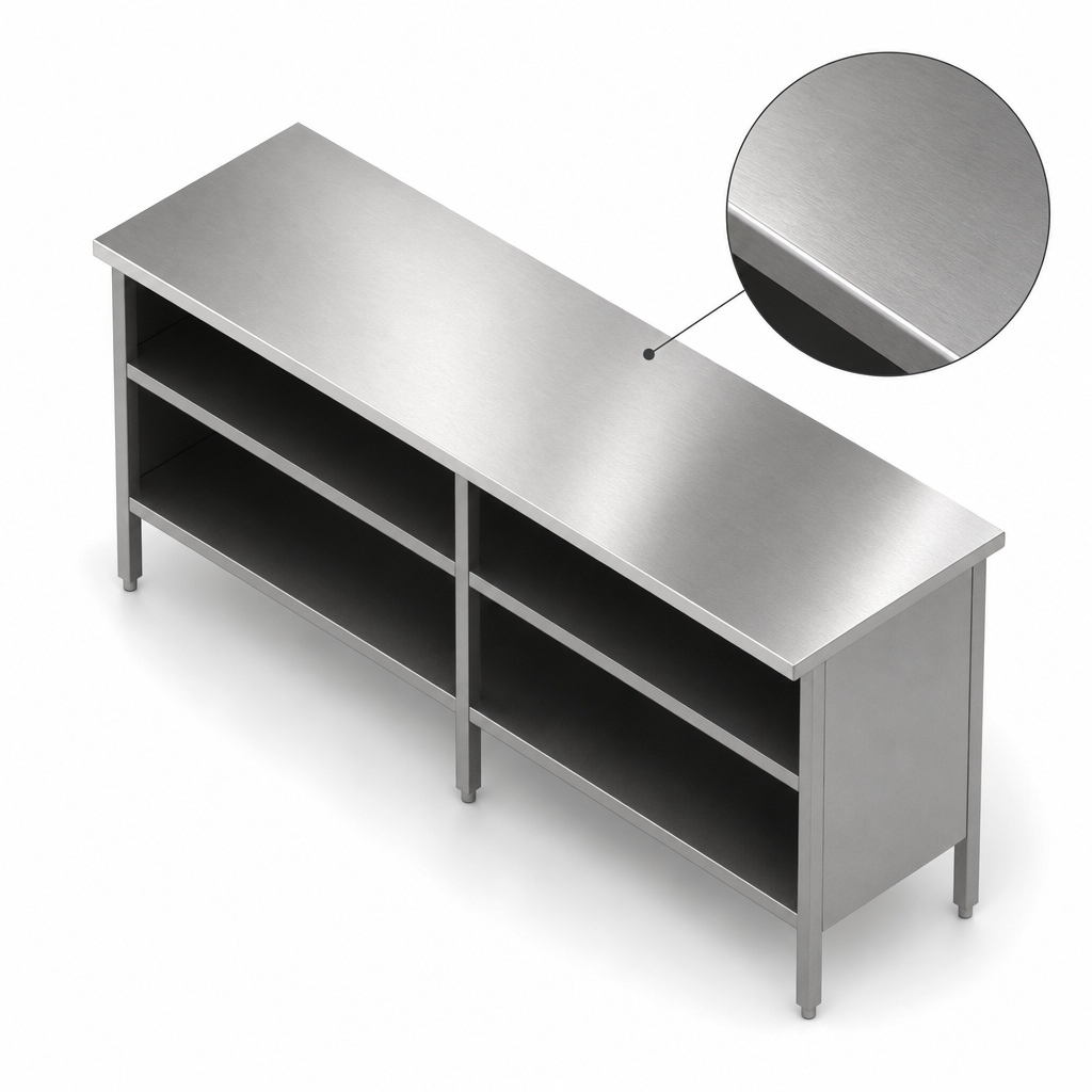 16-Gauge 300 Series Stainless Steel Top