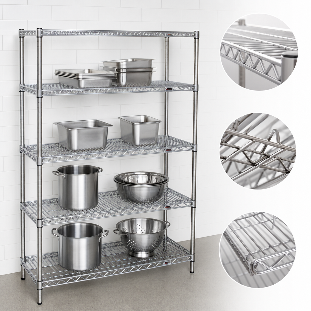 QuadTruss® Wire Shelves