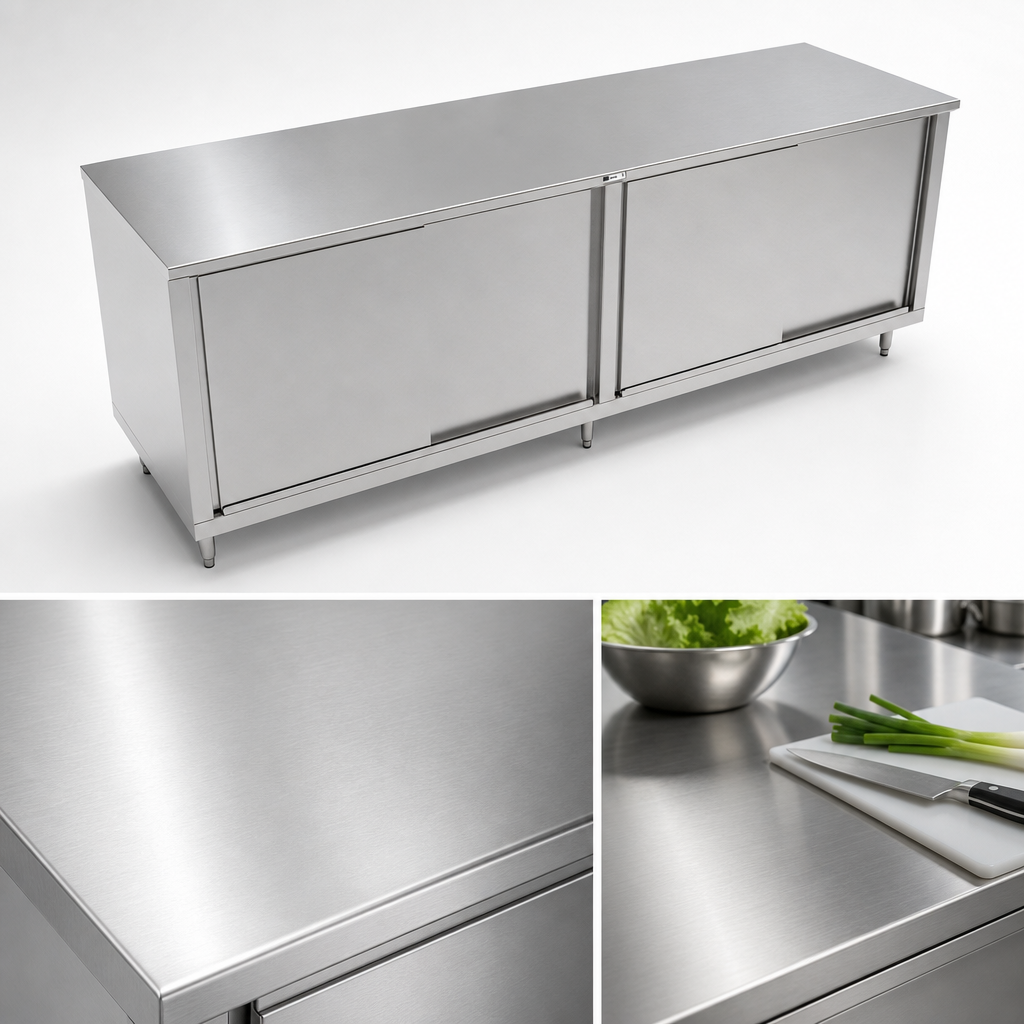 16-Gauge 300-Series Stainless Steel Top