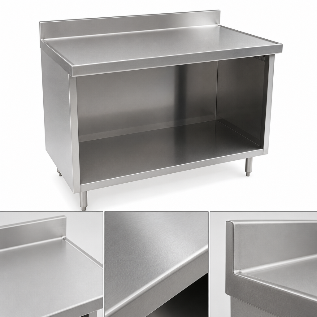 14-Gauge 304 Stainless Steel Top