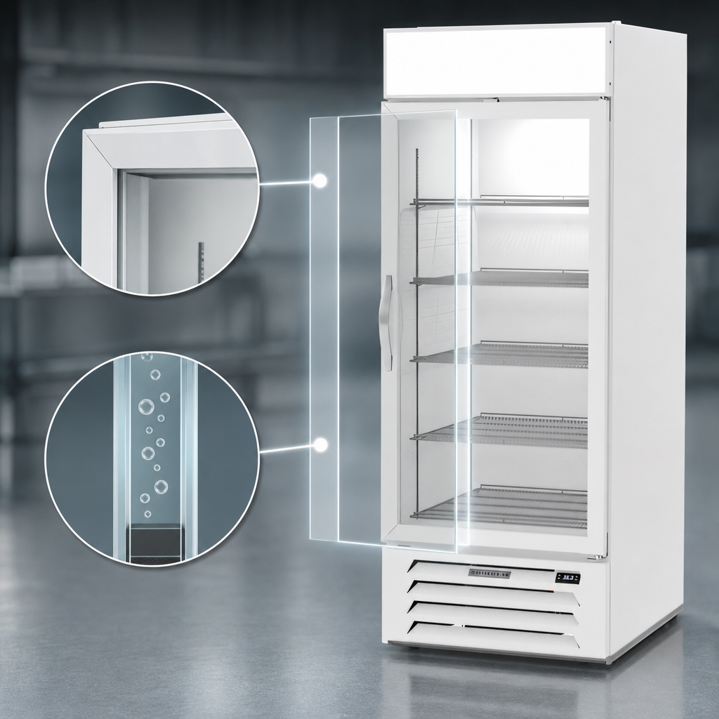 Double-Pane Low-E Glass Door