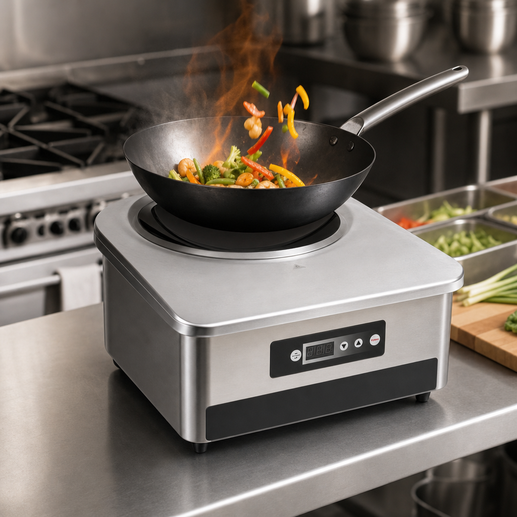 Induction Wok Heating