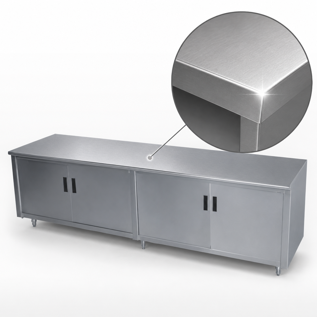 14 Gauge 304 Stainless Steel Top