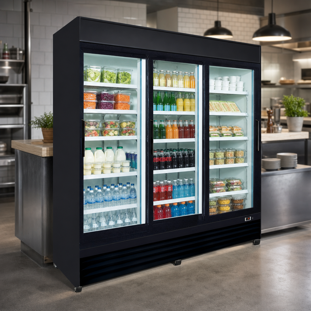 Three-Door Merchandiser Design
