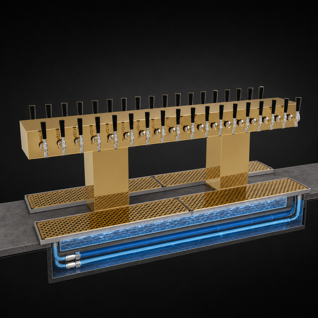 Glycol-Cooled Cold Plate Assembly