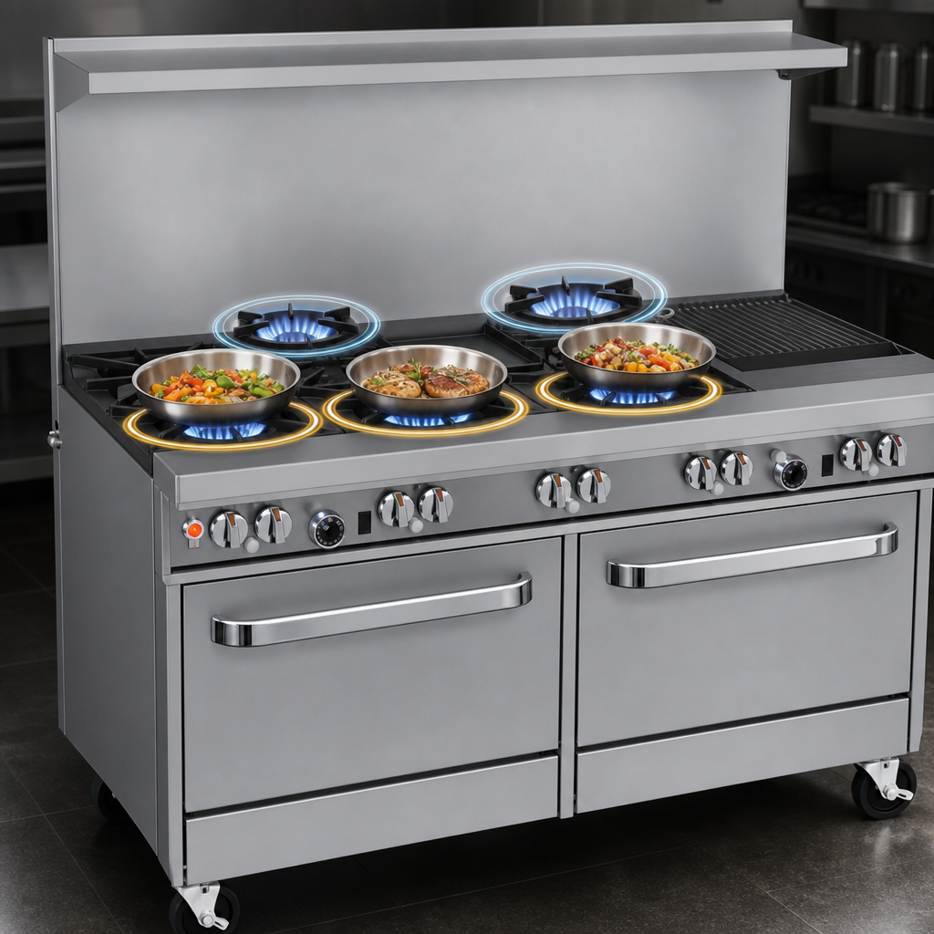 Five-Burner Cooktop