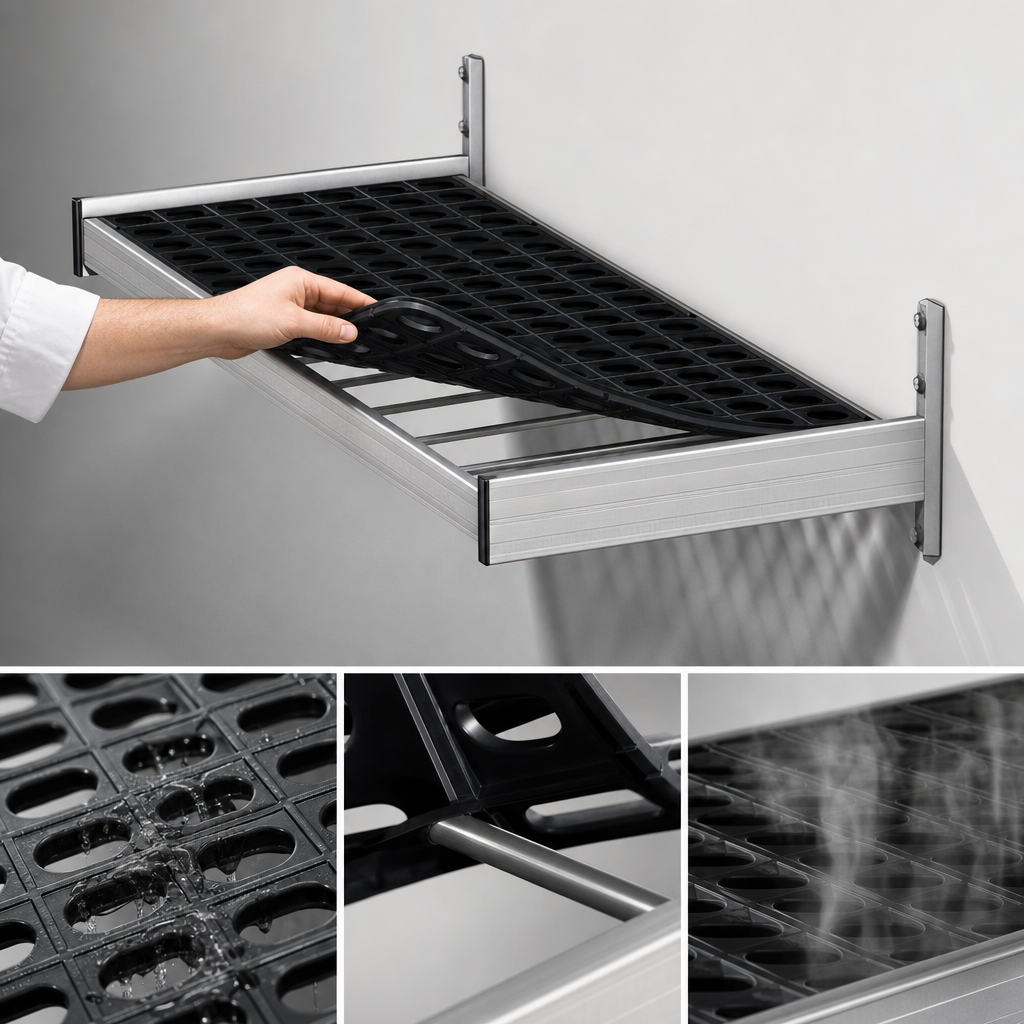 Vented Polymer Shelf Inserts