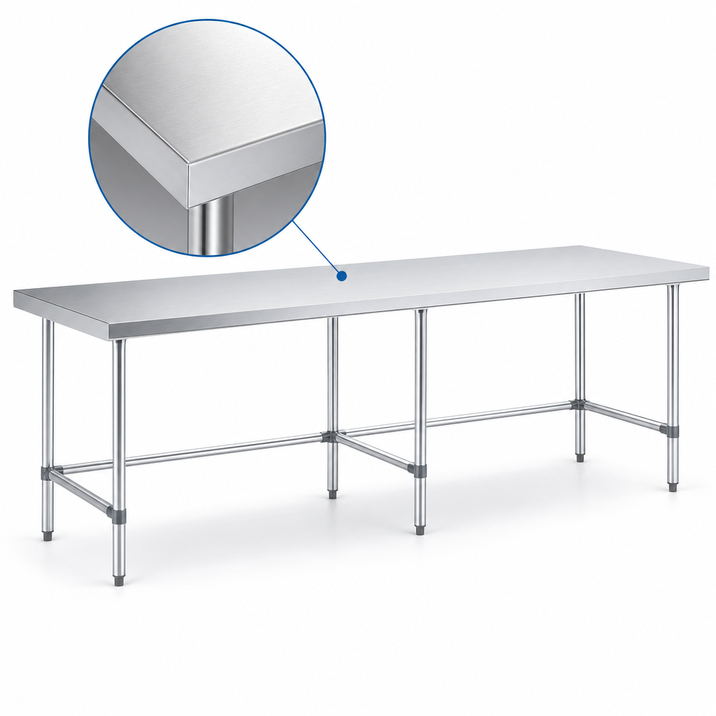 18-Gauge 430 Stainless Steel Top