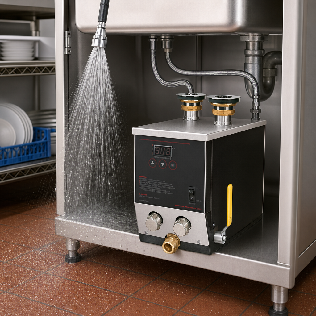 Continuous 180°F Sanitizing Rinse