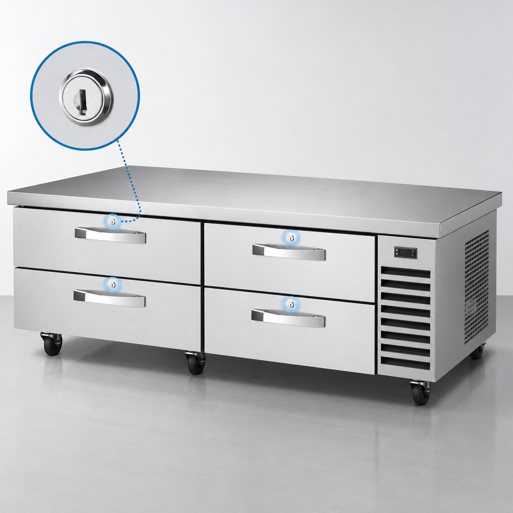 Four Locking Drawers