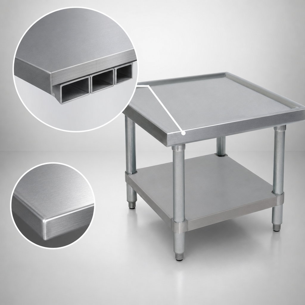 Reinforced Stainless Steel Top