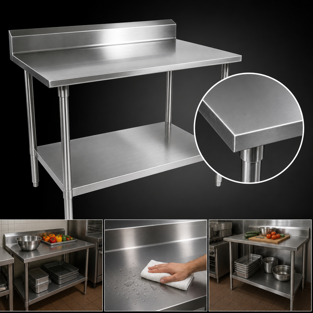 14-Gauge 300 Series Stainless Steel Top