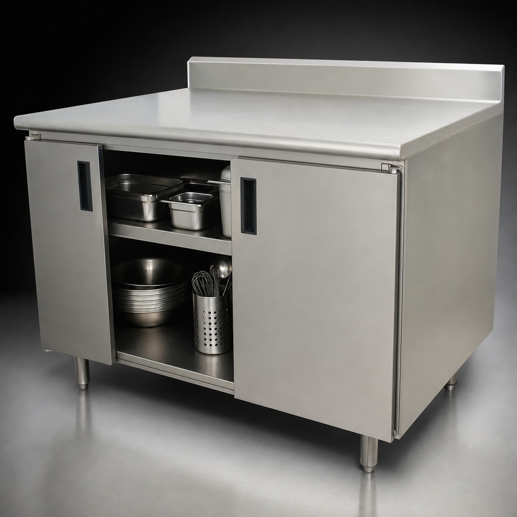 Cabinet Base With Sliding Doors