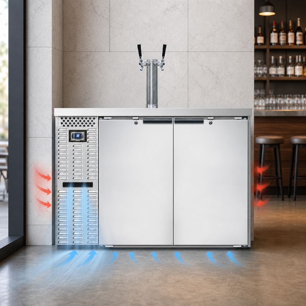 Front Breathing Refrigeration System