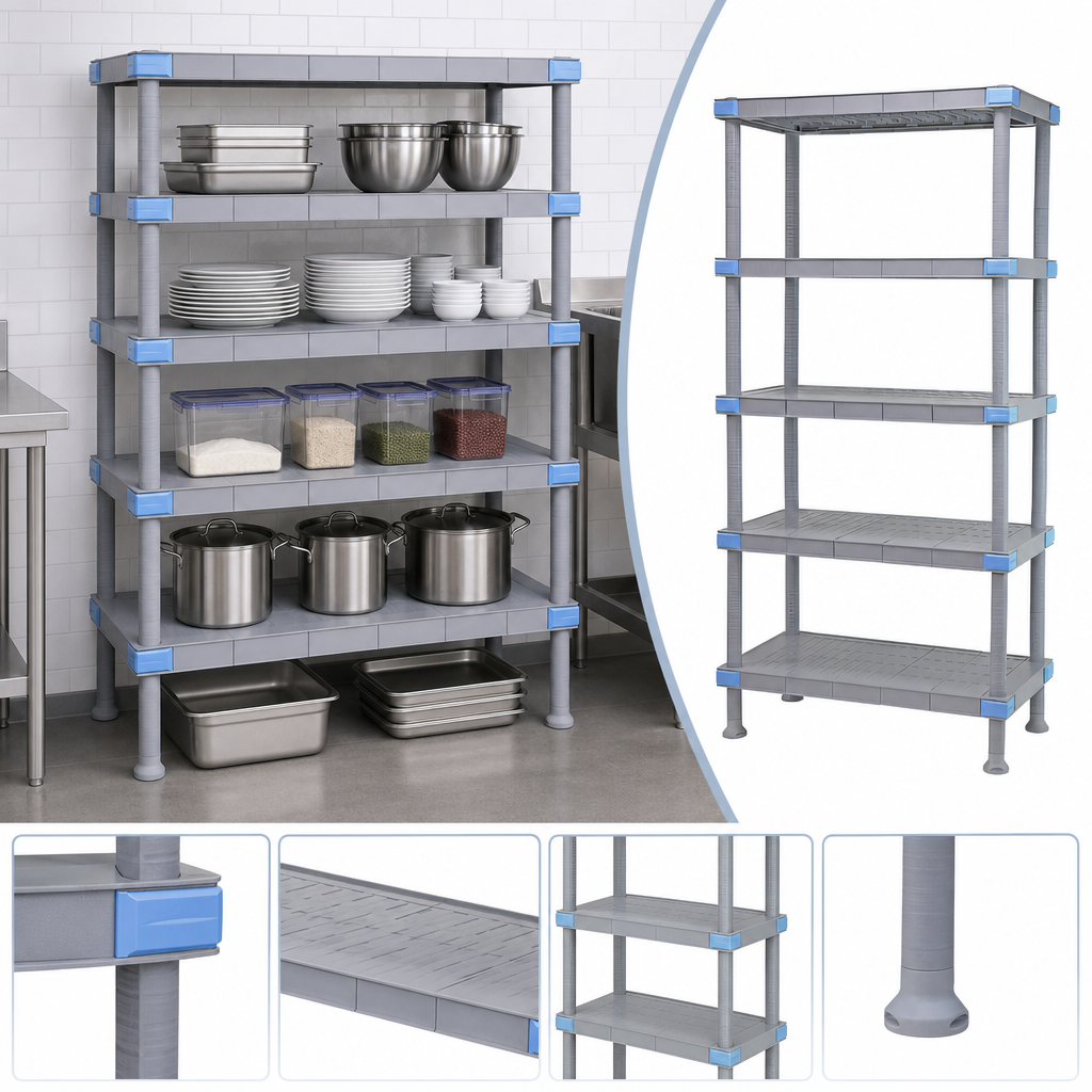 Five Solid Shelves