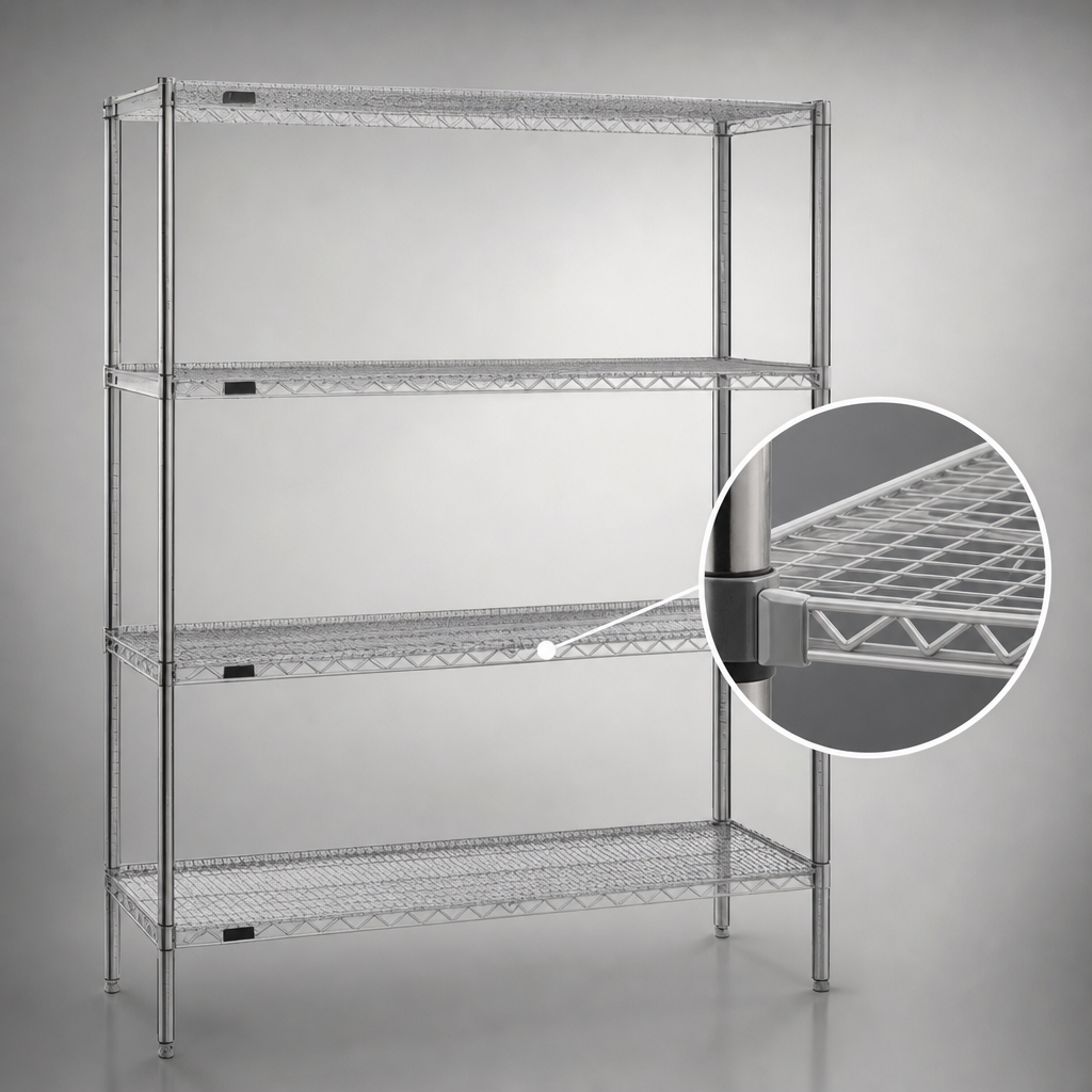 Patented QuadTruss Shelves