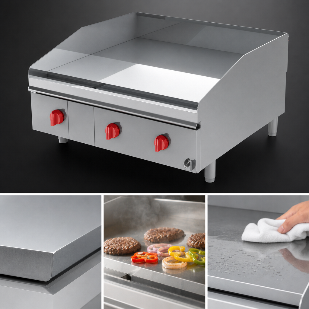 Chrome-Plated 1-Inch Griddle Plate
