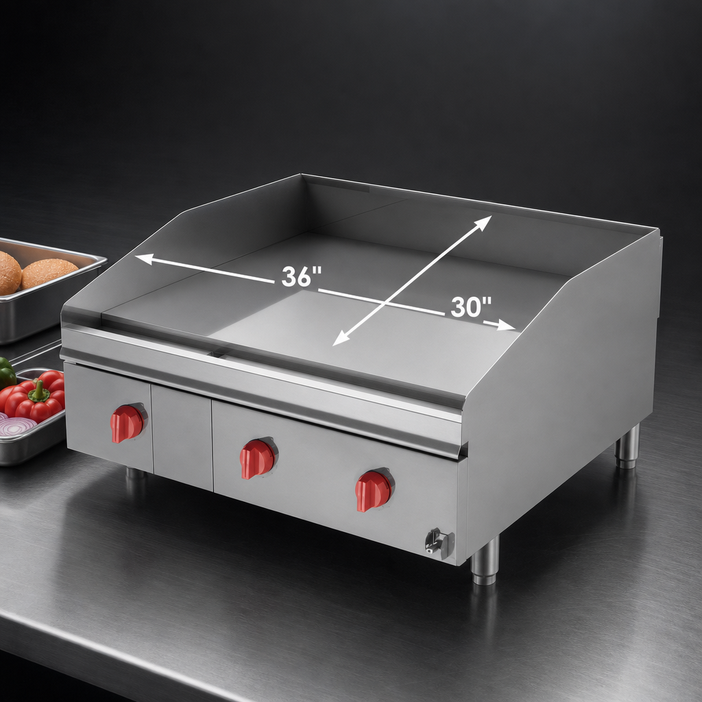 Extended-Depth Cooking Surface