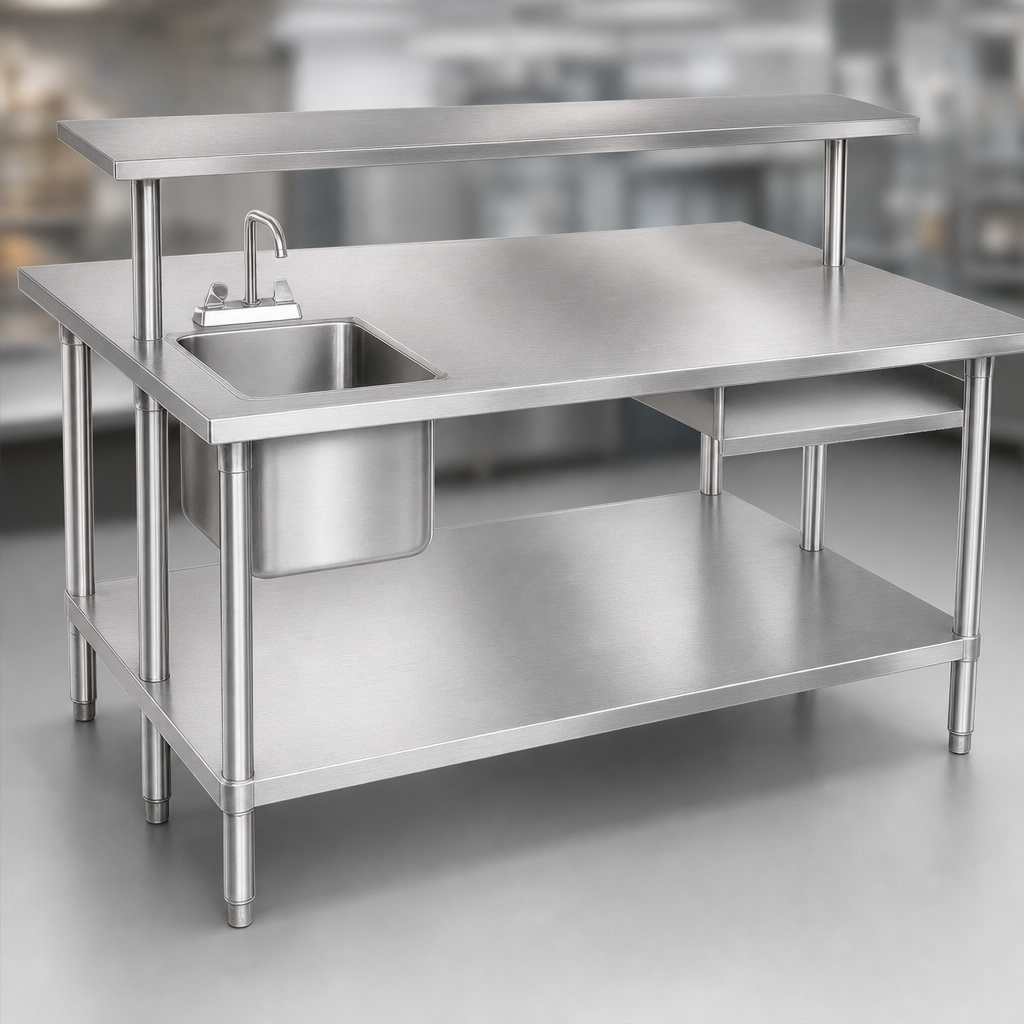 14-Gauge 304 Stainless Steel Top