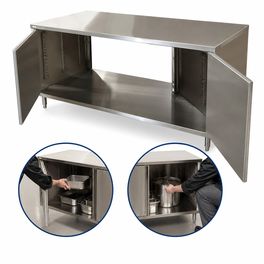 Dual-Access Cabinet Base