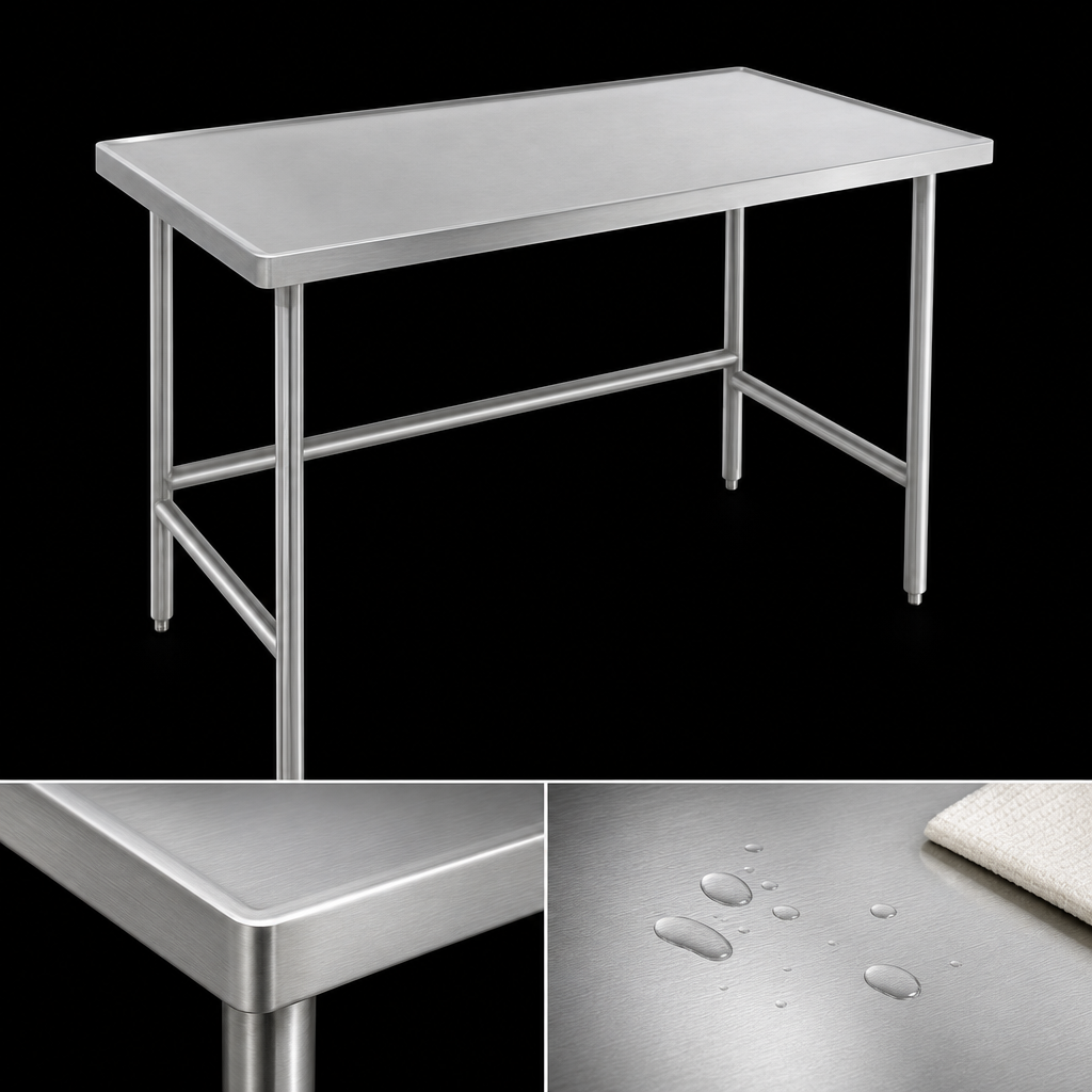 14-Gauge 304 Stainless Steel Top