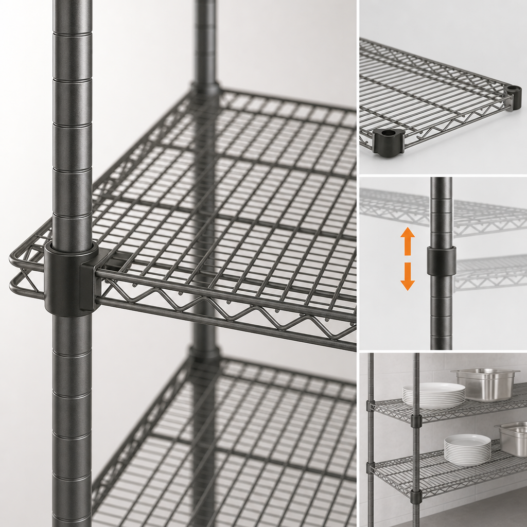 Quad-Adjust Shelf Design